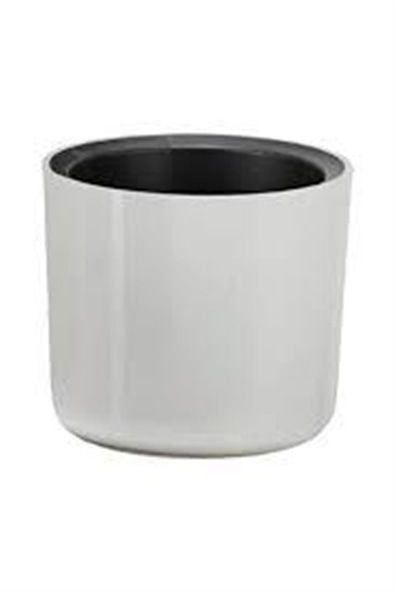 Poliwork Mimoza Saksı Beyaz 11cm