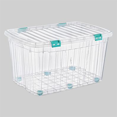 Poly Time Mega Saklama Kabı 120lt Şeffaf E-522