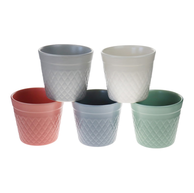Set Saksı Baklava Rolyefli Delikli 2167