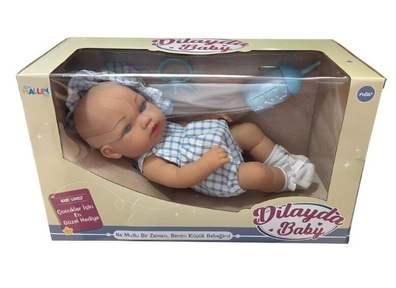 Tam Kauçuk 32 Cm Emzik Ve Biberonlu Oyuncak Bebek Sh59824