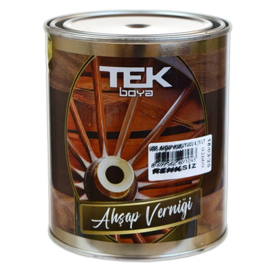 Tek Ahşap Koruyucu Vernik 0,75 Lt Renksiz