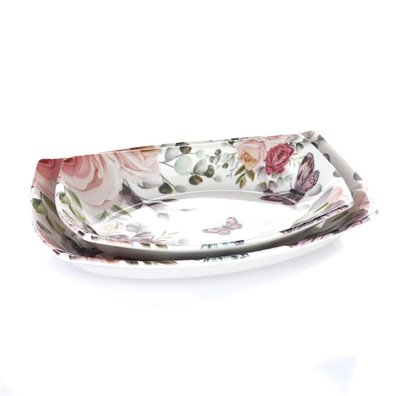 Yns Kayık Tabak Dikdörtgen 2 Li