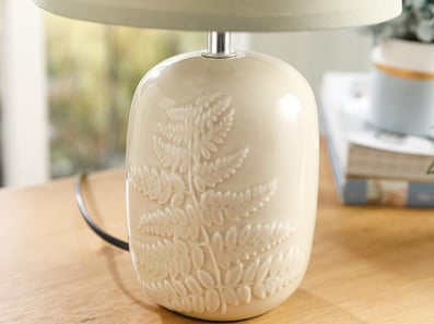 Lavender Table Lamp 17x17x31 cm Beige