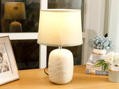 Lavender Table Lamp 17x17x31 cm Beige