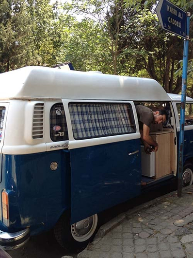 1974 Volkswagen T2 Restorasyon Yüksek Tavan