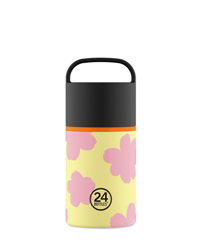 24Bottles Spin Bottle Daydreaming Yellow Paslanmaz Çelik Termos 480 ml Pembe - Sarı