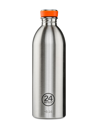 24Bottles Urban Bottle Brushed Steel Paslanmaz Çelik Su Şişesi 1000 ml Gümüş