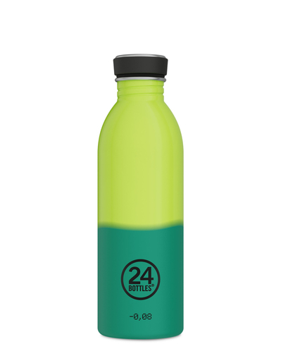 24Bottles Urban Bottle REactive Yellow/Green Paslanmaz Çelik Renk Değiştiren Su Şişesi 500 ml Sarı