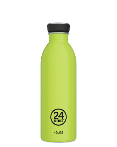 24Bottles Urban Bottle REactive Yellow/Green Paslanmaz Çelik Renk Değiştiren Su Şişesi 500 ml Sarı