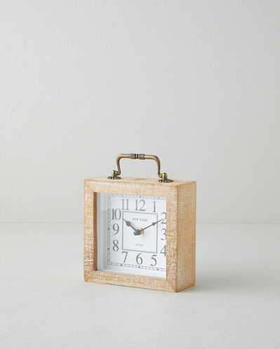 Adalia Mdf Masa Saati 15x17x5,5 cm Naturel