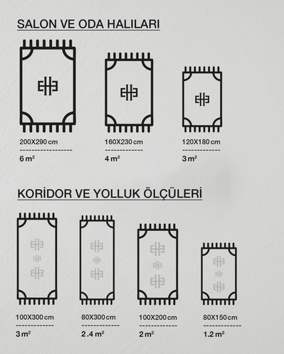 Ales Dokuma Yolluk Kilim 80x150 cm Ekru
