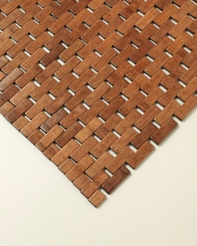 Almina Bambu Duş Kaydırmazı 70x130 cm Kahve