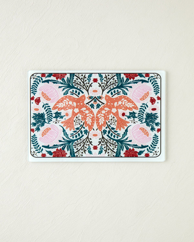 Animal Wild Cam Kesme Tahtası 20x30 cm Pembe