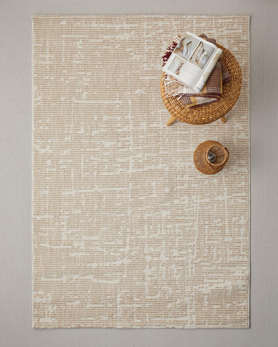 Arbre Halı 100x200 cm Bej