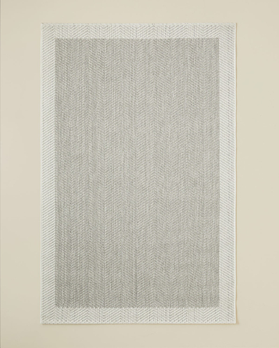Arlo Halı 160x230 cm Gri-Beyaz