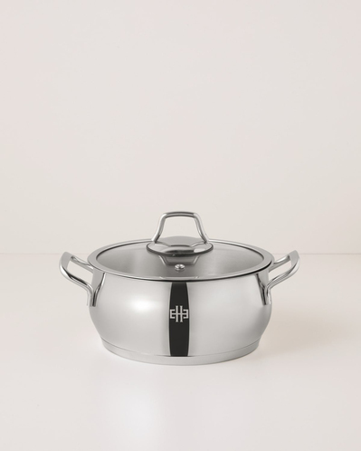Astera Çelik 8 Parça Tencere Seti 16-20-22-24 cm Silver