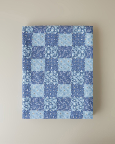 Azule Baskılı Pamuklu Çift Kişilik Pike 200x220 cm Mavi