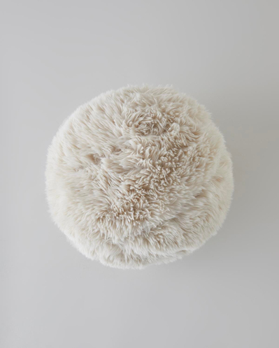 Bally Pelüş Dekoratif Kırlent 40 cm Ekru