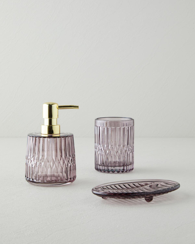 Belita 3lü Cam Banyo Seti Mürdüm