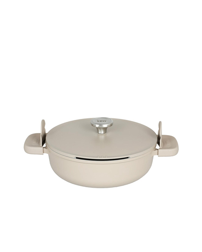 Berghoff LEO Phantom Seramik Basık Tencere 28 cm Latte