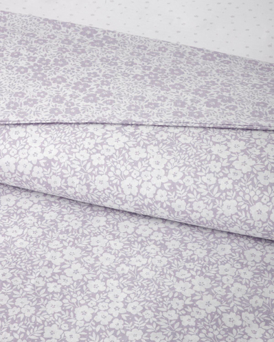 Blossira Kolay Ütülenir Tek Kişilik Çarşaflı Nevresim Takımı 160x220 cm Lila