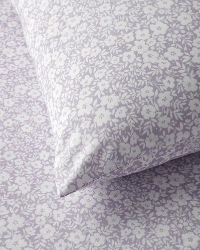 Blossira Kolay Ütülenir Tek Kişilik Çarşaflı Nevresim Takımı 160x220 cm Lila