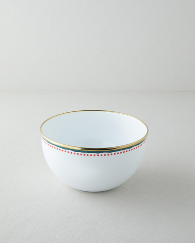 Blue Line Emaye Karıştırma Kabı 4 Lt Lacivert-Kırmızı