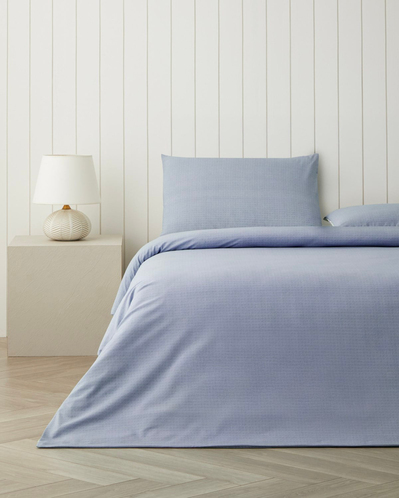 Bonbons Kolay Ütülenir Çarşaflı Çift Kişilik Nevresim Takımı 200x220 cm Mavi - Yeşil