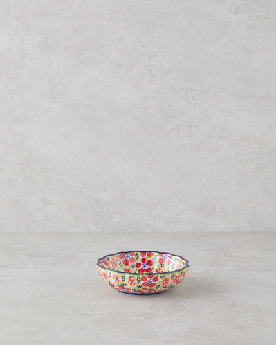 Botanic Stoneware Kase 15 cm Renkli