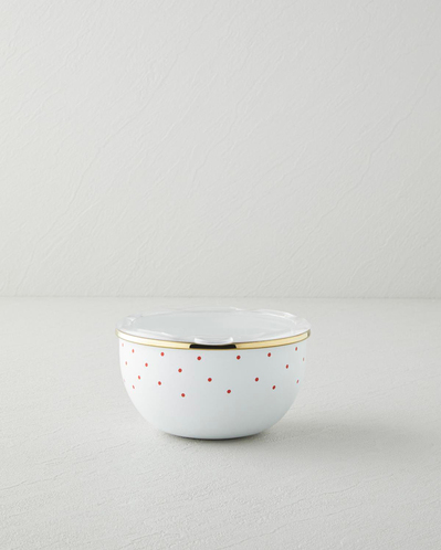 Bright Parade Emaye 2li Saklama Kabı 0,75 x 1,20 L Kırmızı - Beyaz