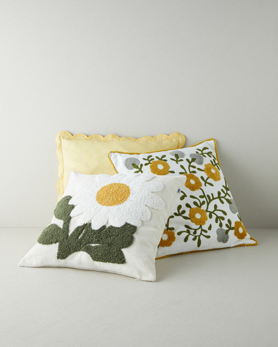 Brisa Kırlent Kılıfı 45x45 cm Sarı