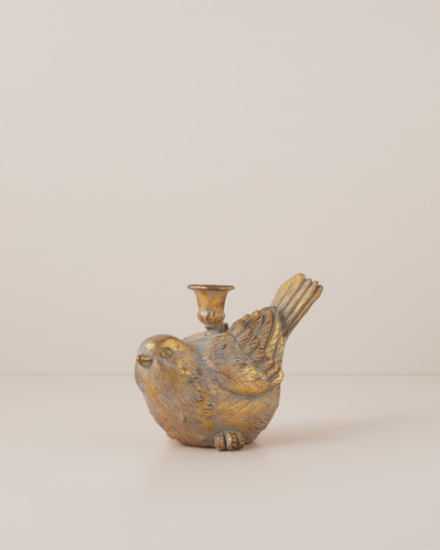Caline Reçine Dekoratif Obje 20x11x15 cm Gold