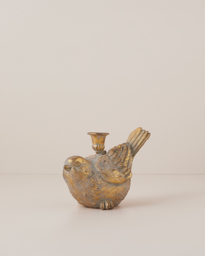 Caline Reçine Dekoratif Obje 20x11x15 cm Gold