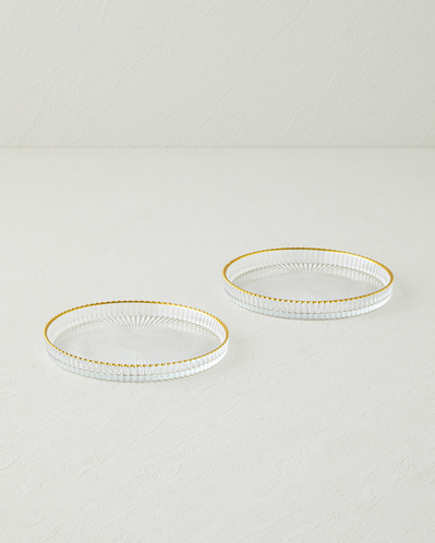 Celeste Cam 2li Çerezlik 13 cm Gold