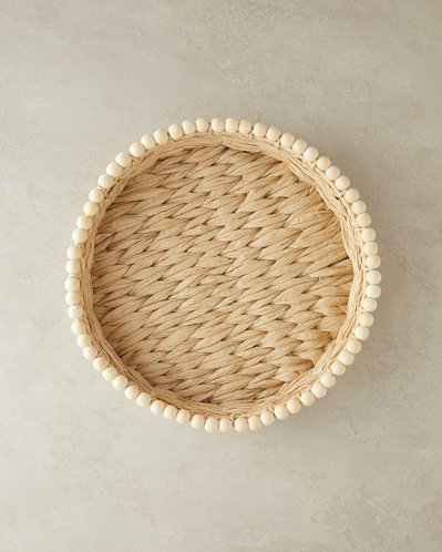 Chaplet Kağıt Tepsi 32 cm Kahverengi