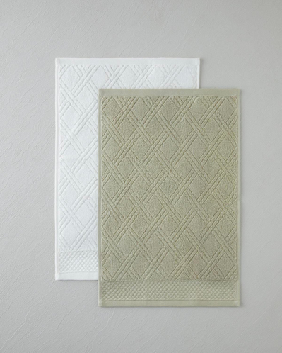 Chic Diamond Pamuk El Havlusu 30x45 cm Açık Yeşil