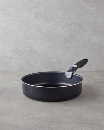 ClickEase Premium 11 Parça Tencere Seti 16 – 20 – 24 – 26 - 28 cm Siyah