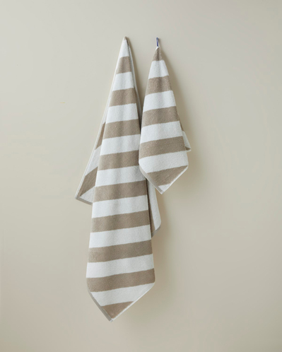 Diagonal %100 Pamuk Banyo Havlusu 90x150 cm Bej