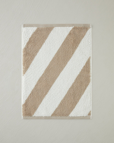 Diagonal Pamuk El Havlusu 30x40 cm Bej