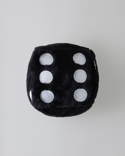 Dice Dekoratif Kırlent 20x20 cm Siyah