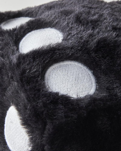 Dice Dekoratif Kırlent 20x20 cm Siyah