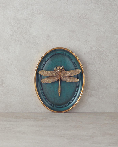 Dragonfly Polyresin Duvar Aksesuarı Bordo
