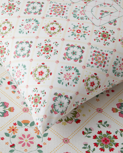 Dream Baskılı Pamuklu Tek Kişilik Pike Takımı 150x220 cm Pembe