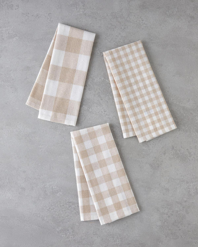 Dyna Pamuk 3lü Kurulama Bezi 30x50 cm Bej