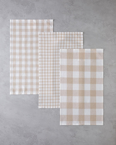 Dyna Pamuk 3lü Kurulama Bezi 30x50 cm Bej