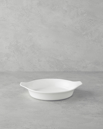 Elise Porselen Sahan Fırın Kabı 20 cm Beyaz