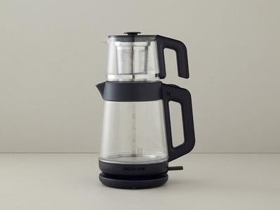 English Home CMK 6001 Cam Çay Makinesi ve Kettle 2L Siyah