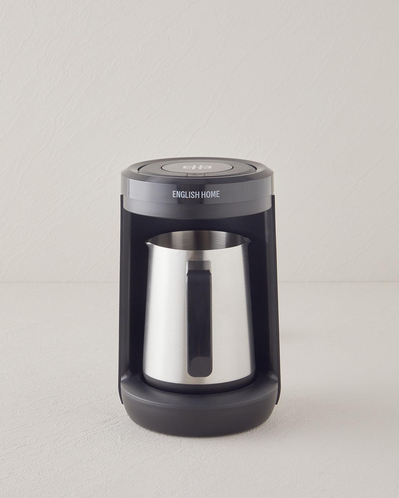 English Home TKM 6001 Çelik Cezve Çift Taşım Türk Kahvesi Makinesi Siyah-Krom