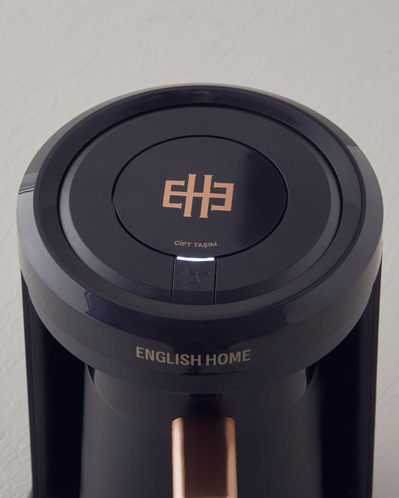 English Home TKM 6030 Çift Taşım Türk Kahvesi Makinesi Siyah-Bakır