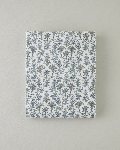 Fiore Baskılı Pamuklu Tek Kişilik Pike 150x220 cm Mor